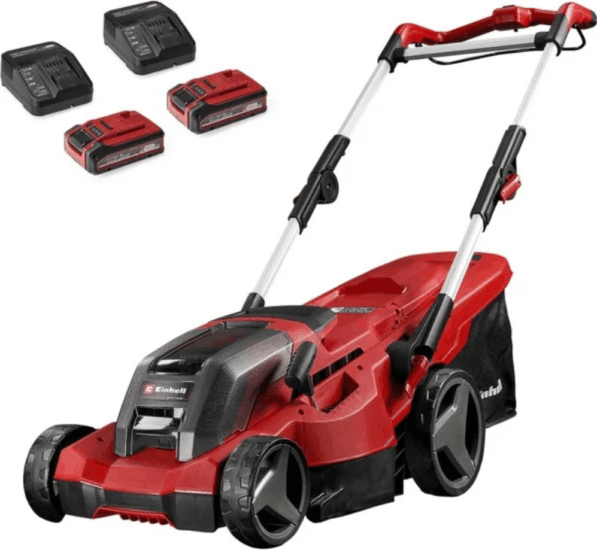 Einhell GE-CM 36/37 Li Power X-Change Akkus Fűnyíró 36V + 2 db 4 Ah akku + 2 db Akku töltő