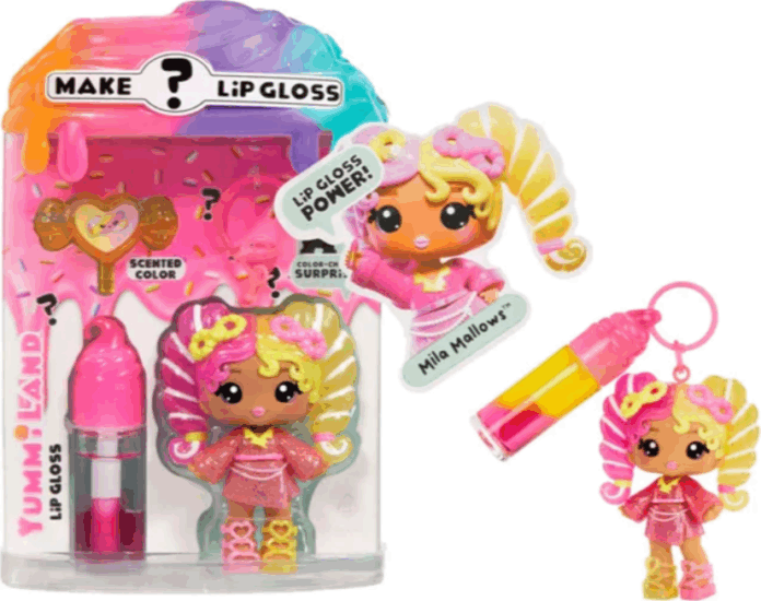 MGA Entertainment Yummiland Lip Gloss Doll Mystery Color Change - Mila Mallows baba