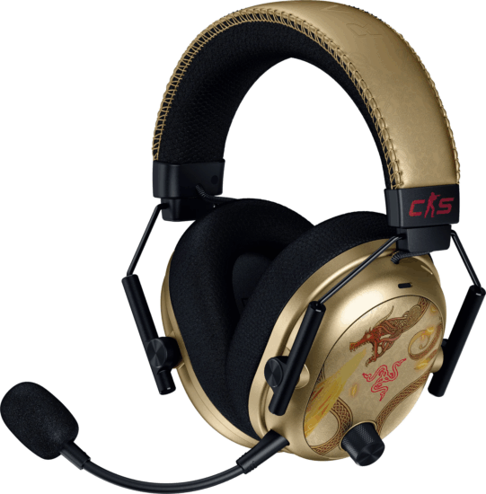 Razer BlackShark V3 Pro - Counter Strike 2 Edition Gamer Fejhallgató Headset - Arany