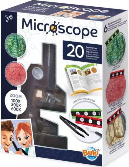 BUKI Mikroszkóp 20 darab kísérlettel
