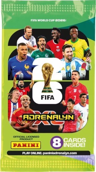 FIFA World Cup 2026 Adrenalyn XL Focis kártyacsomag