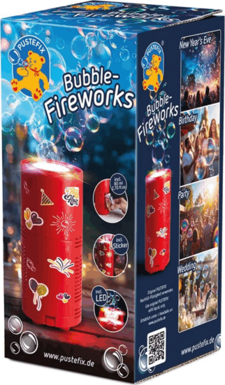 Pustefix szappanbuborék Tűzijáték szett