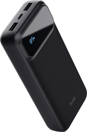 Trust 25883 Powerbank 20000mAh 20W + USB-C Kábel 0,3m - Fekete Trust 25883 Powerbank 20000mAh 20W + USB-C Kábel 0,3m - Fekete