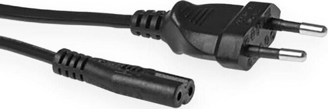 ACT AK5279 230V CEE 7/16 - C7 IEC Hálózati tápkábel 0,2m - Fekete