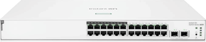 HPE Networking Instant On 1830 Smart Managed 24+2-port Gigabit PoE Rack Switch