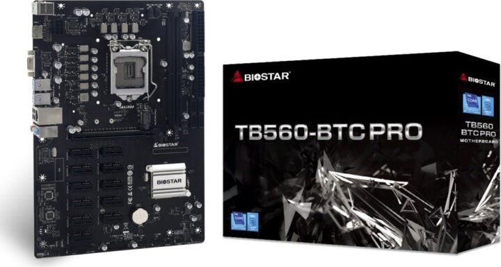 BIOSTAR TB560-BTC PRO DDR4 LGA1200 ATX Alaplap