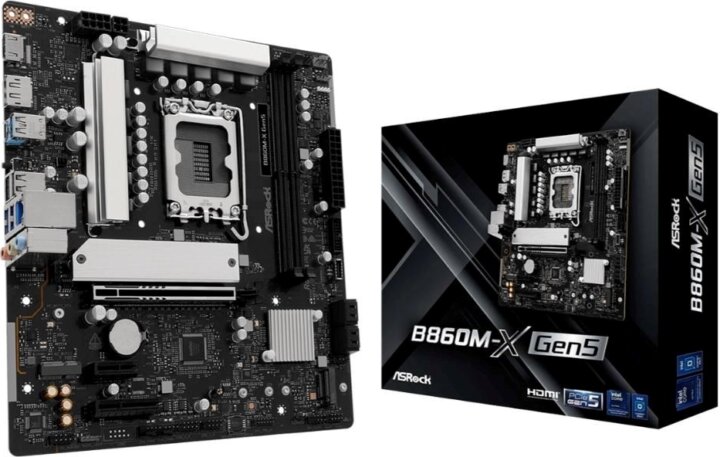 Asrock B860M-X GEN5 DDR5 LGA1851 mATX Alaplap