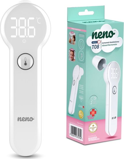 Neno Medic T08 Digitális Érintésmentes lázmérő - Fehér