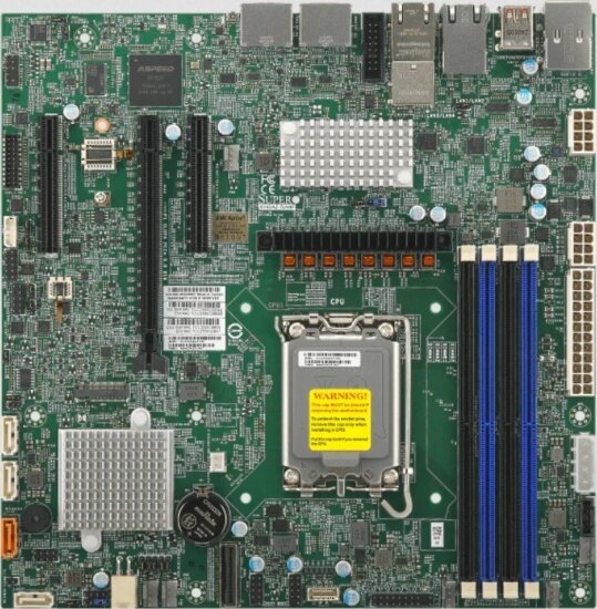 Supermicro Intel W880 DDR5 LGA1851 mATX Alaplap