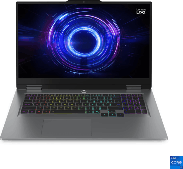 Lenovo LOQ 17IRX10 Laptop Szürke (17.3" / Intel Core i7-13700HX / 24GB / 1TB M.2 SSD / Nvidia GeForce RTX 5060)