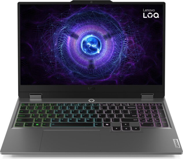 Lenovo LOQ 15IRX9 Laptop Szürke (15,6" / Intel Core i7-13650HX / 32GB / 1TB M.2 SSD / Nvidia GeForce RTX 4050)