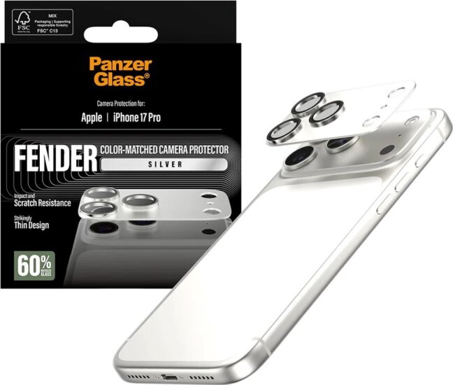 PanzerGlass PG59749 Fender iPhone 17 Kameravédő Üveg