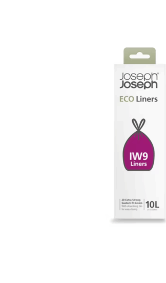 Joseph Joseph IW9 Zárószalagos szemeteszsák 10L (20 db / tekercs) - Fekete