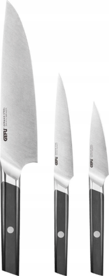 Gefu 89582 Acuro Rozsdamentes acél késkészlet 3 darabos - Fekete