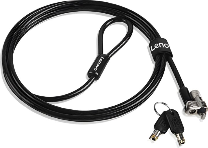 Lenovo 4Z10P40247 Laptop zár 1.8m - Fekete