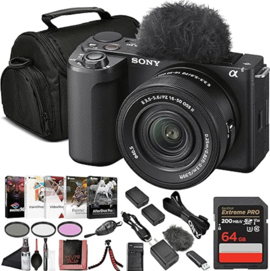 Sony ZV-E10 II Kit MILC Fényképező + 3,5-6,3/16-50 mm Objektív KIT