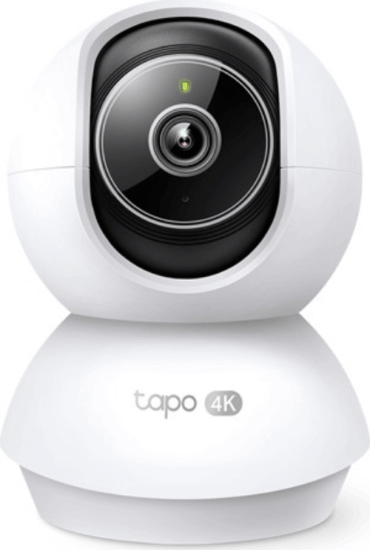 TP-LINK Tapo C250 Smart WiFi 4K UltraHD 360° forgatható Okos Kamera - Fehér
