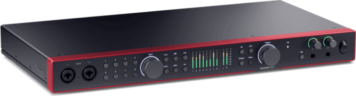 Focusrite Scarlett 18i20 4th Gen USB-C Audió Interfész - Fekete