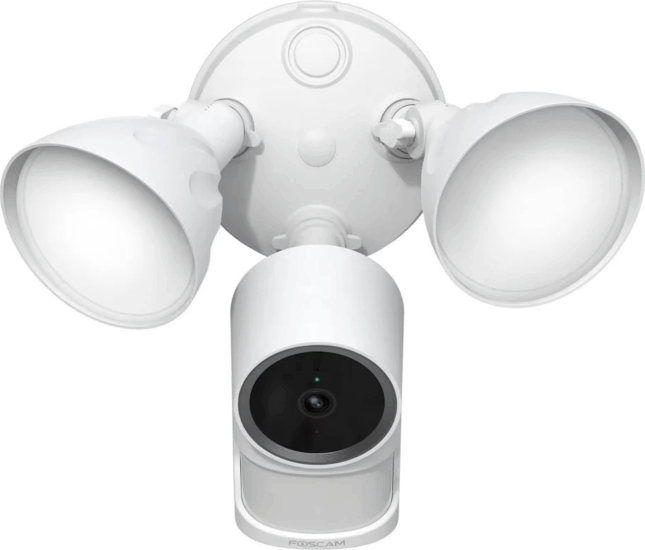 Foscam F41-W Smart WiFi 4MP QHD Okos kültéri IP Kamera mozgásérzékelő reflektorokkal - Fehér