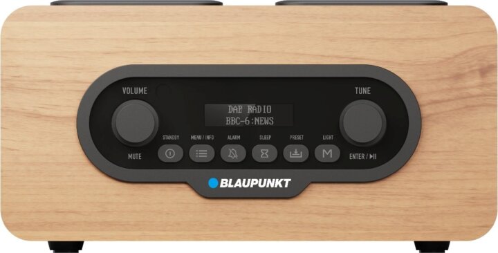 Blaupunkt DR10CR Hordozható Akkus DAB FM Asztali Rádió - Barna