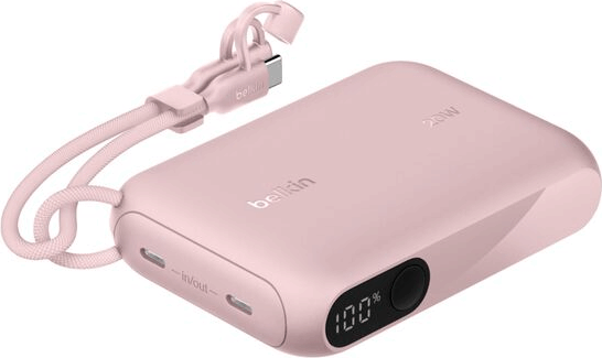 Belkin BPB027hqPK Powerbank 10000mAh 20W - Rózsaszín
