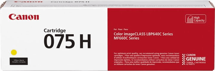 Canon 075H Eredeti Toner - Sárga