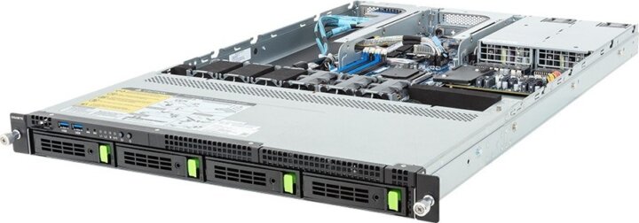 Gigabyte R133-C10-000-AAA2 Rack Szerver (AMD Epyc / 2x550W)