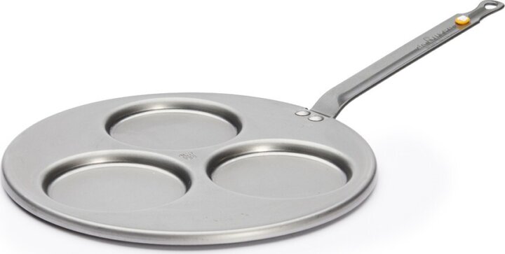 De Buyer Mineral B Element 3 lyukú Serpenyő 27cm - Szürke