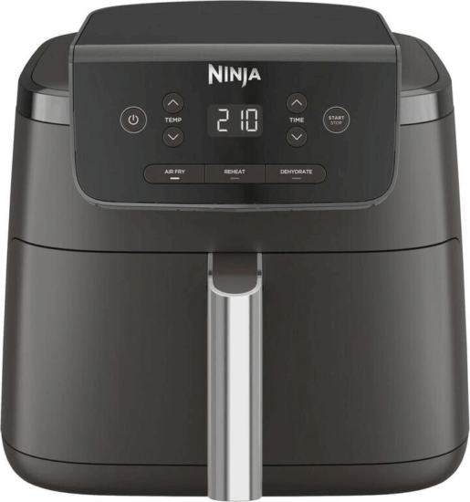 Ninja AF110EU AirFryer Forrólevegős sütő 4,7L 1750 Watt - Fekete