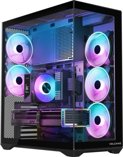 MODECOM Volcano SPACE XL FULL TOWER Számítógépház - Fekete