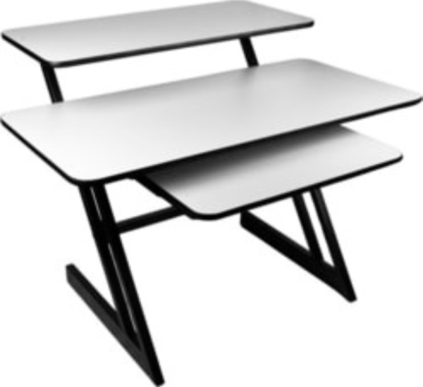 DNA Professional SD3 Íróasztal billentyűzetpolccal 120 x 60 cm - Fekete / Szürke