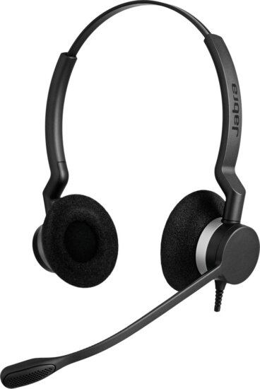 Jabra BIZ 2300 Duo USB Call Center Fejhallgató Headset - Fekete