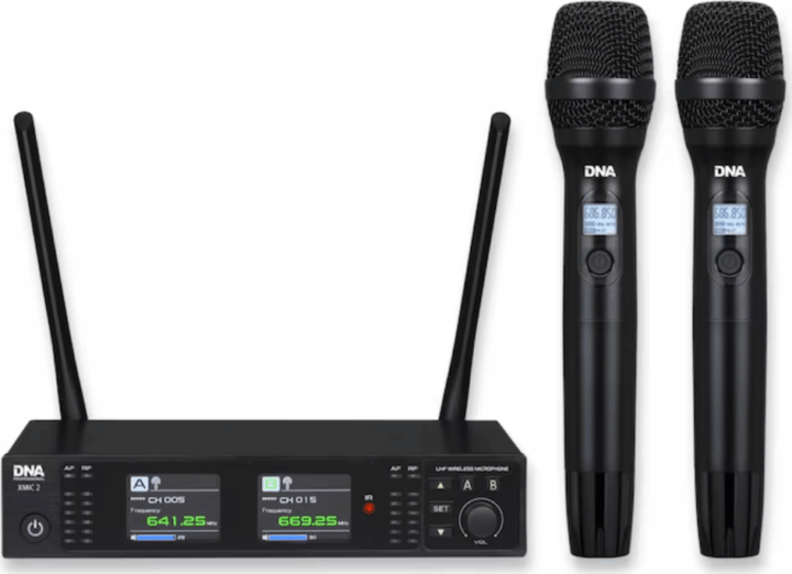 DNA XMIC 2 Vezeték nélküli Mikrofonrendszer - Fekete