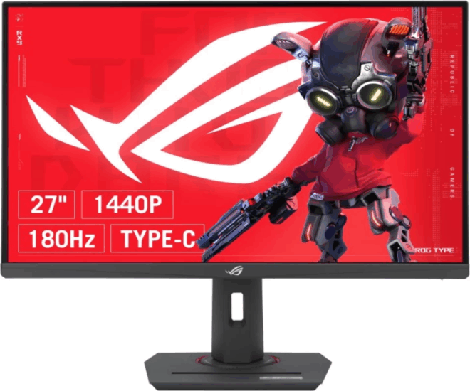 Asus 27" XG27UCS 16:9 4K UltraHD IPS Gaming Monitor - Fekete