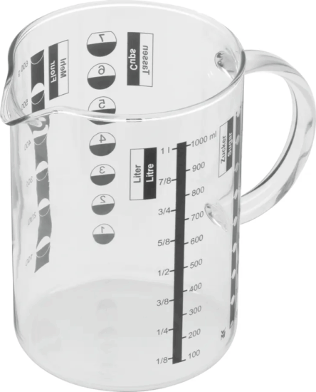 WMF Gourmet Höálló Mérőedény 1L - Átlátszó