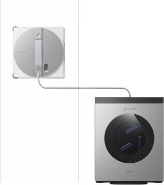 Ecovacs WINBOT W3 OMNI Smart Ablaktisztító robot - Fehér / Ezüst