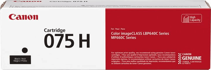 Canon 075H Eredeti Toner - Fekete