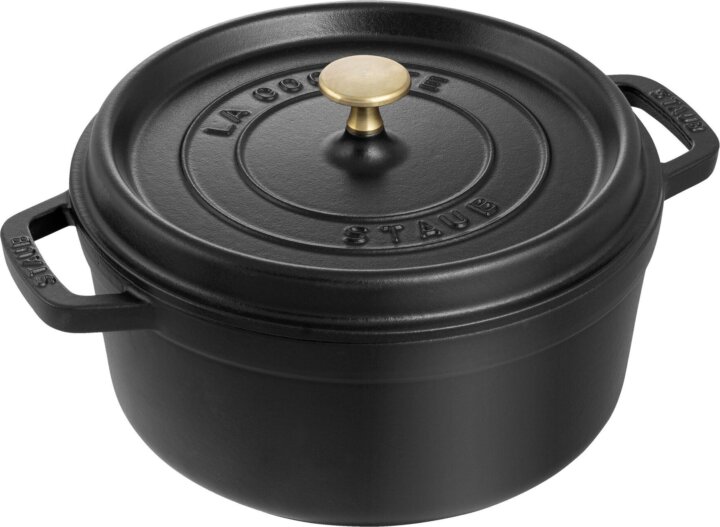 Staub 40500-281-0 Öntöttvas Sütöedény Ø 28cm 6,7L - Fekete