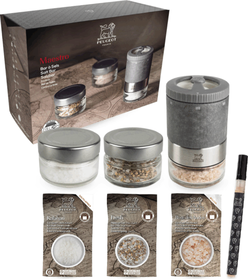 Peugeot MAESTRO Manuális Sóőrlő szett 7 darabos - Szürke