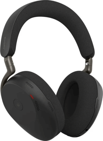 Jabra Evolve3 85 Vezetékes / Vezeték nélküli Fejhallgató Headset Tokban + Wireless töltő + USB-C kábel - Fekete
