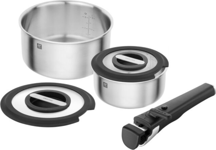 Zwilling 1034435 Unlock Rozsdamentes Acél Edénykészlet - Fekete / Ezüst (5 részes)