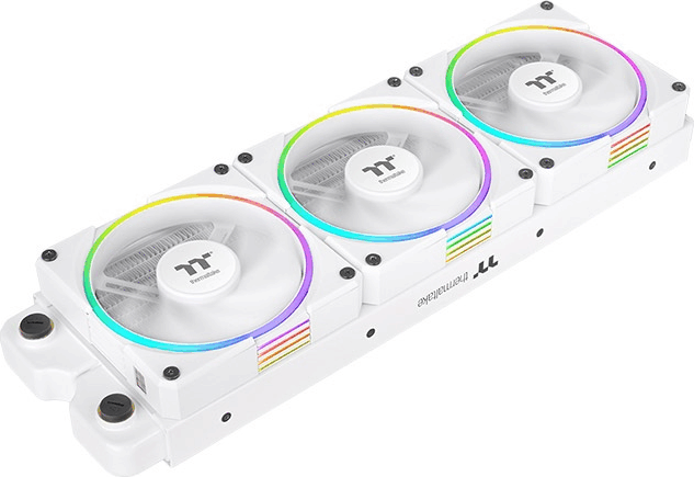 Thermaltake TS 120 EX RGB PWM 120mm Rendszerhűtő vetilátor (3db) - Fehér