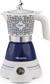 Ariete 1358 Capri Elektromos 4 személyes Kotyogós kávéfőző - Fehér mintás