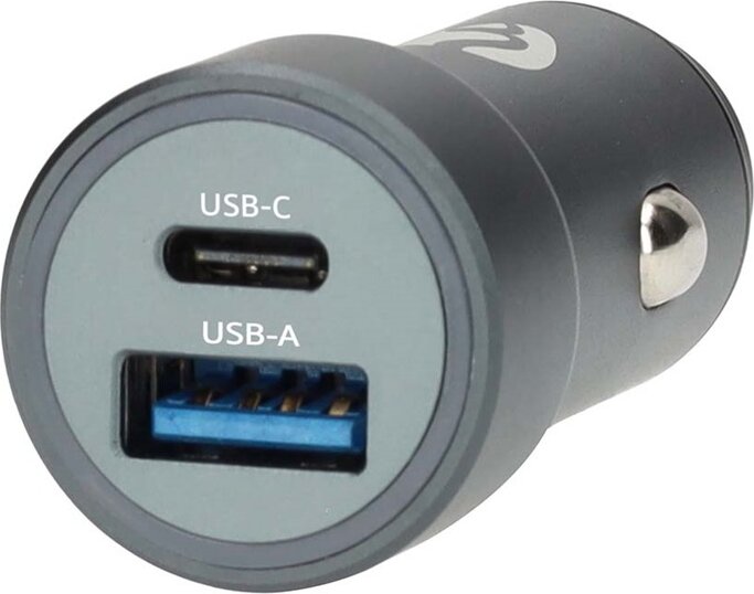 Nedis CCH1C1A48W USB-A / USB-C Autós gyorstöltő 48W - Szürke