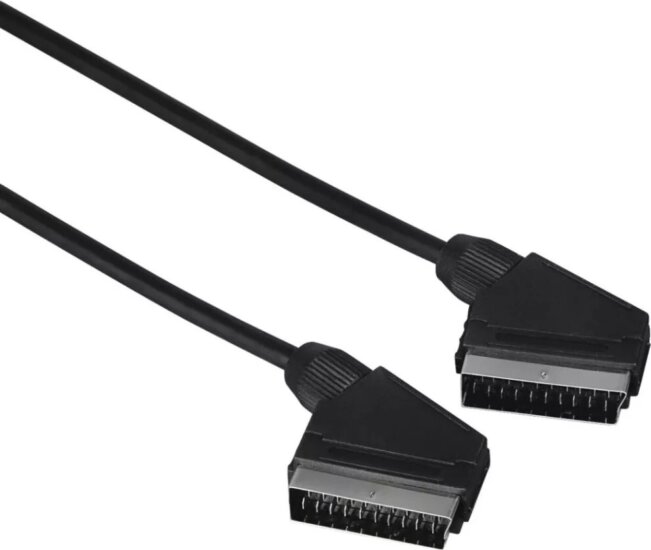 Hama 00205081 SCART apa - SCART apa Összekötő Kábel 1,5m - Fekete