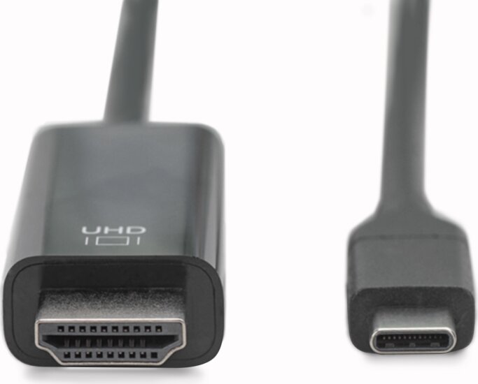 Digitus AK-300330-050-S USB-C 3.2 Gen 2 - HDMI Átalakító Adapter 5m - Fekete