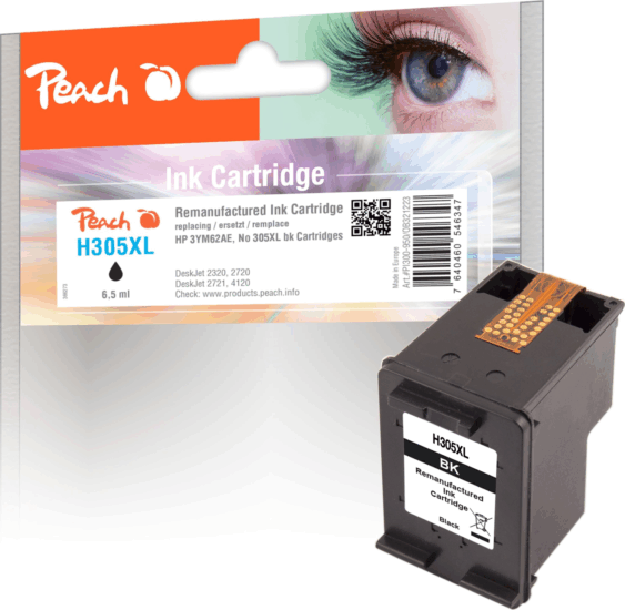 Peach (HP 305XL) Utángyártott tintapatron 6,5ml - Fekete
