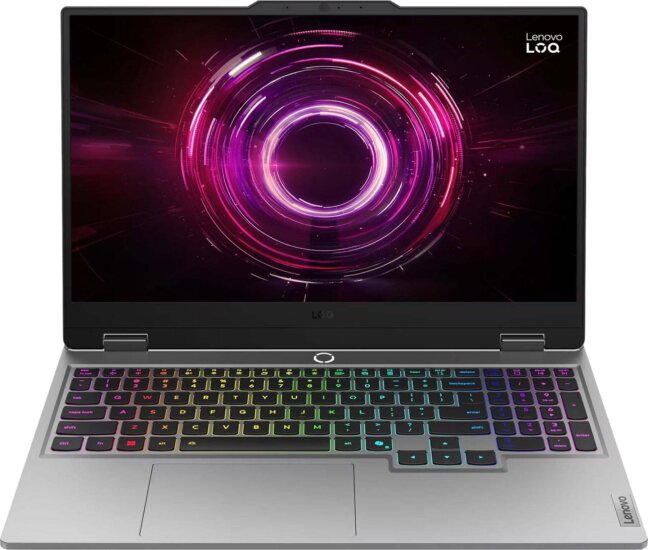 Lenovo LOQ 15AHP10 Laptop Szürke (15,6" / AMD Ryzen 7-250 / 32GB / 1TB M.2 SSD / Nvidia GeForce RTX 5050)