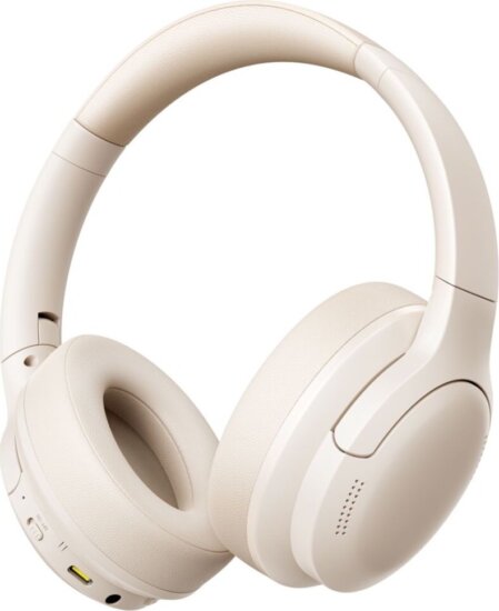 Baseus Bass BH1 Lite Bluetooth vagy Vezetékes Fejhallgató Headset - Fehér