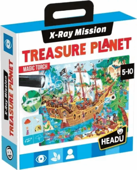 Headu Röntgen-küldetés puzzle - A Kincsek Bolygója oktató játék